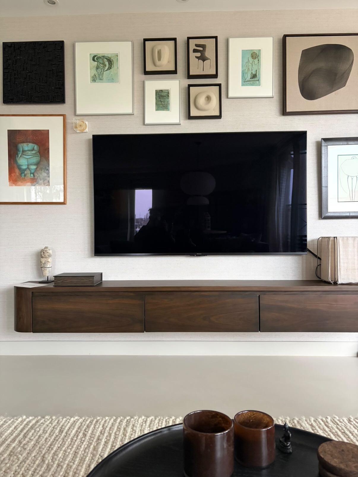 Sahara tv-meubel - 240 cm walnoot