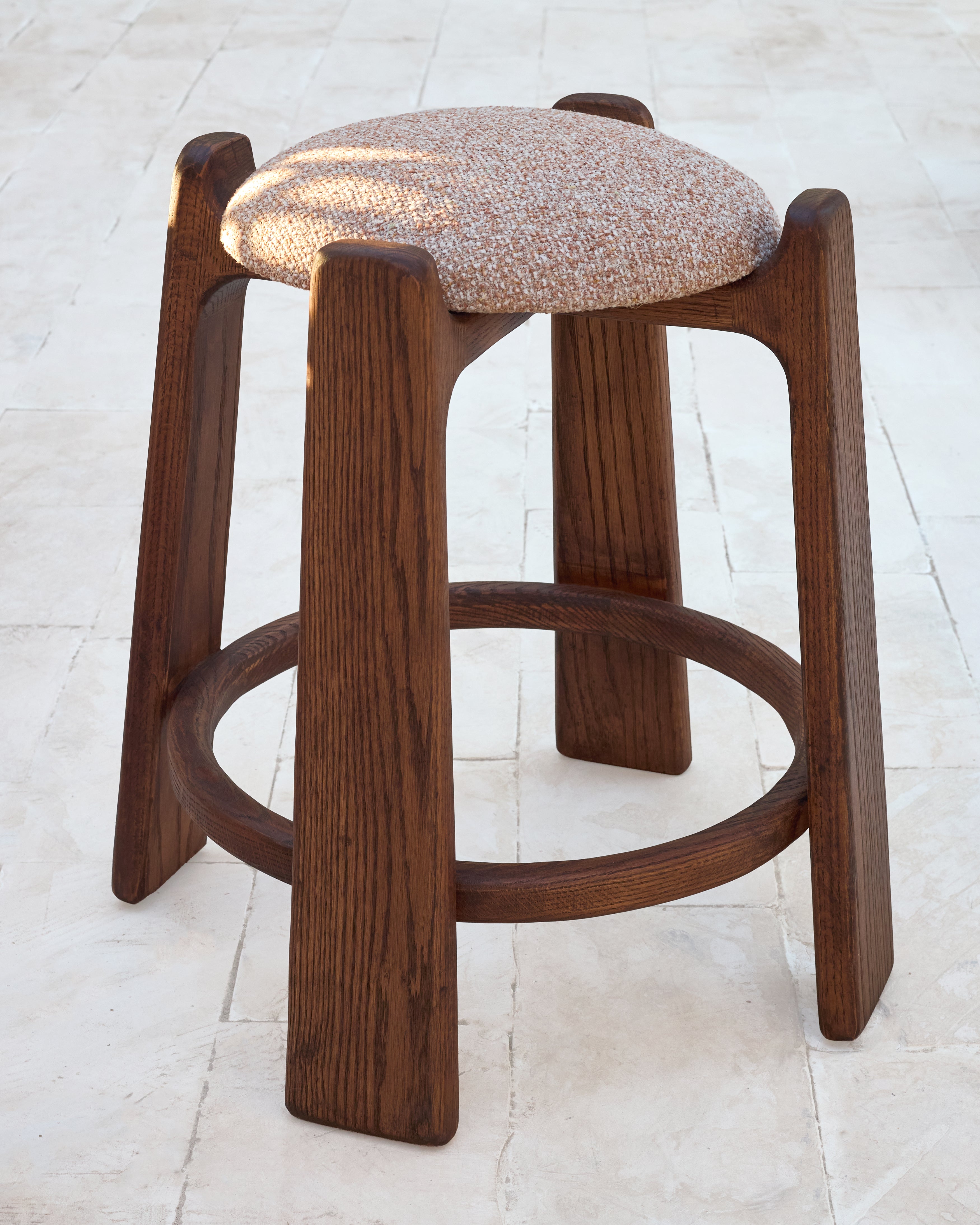 Orbit Stool | Massief Eiken Design Kruk