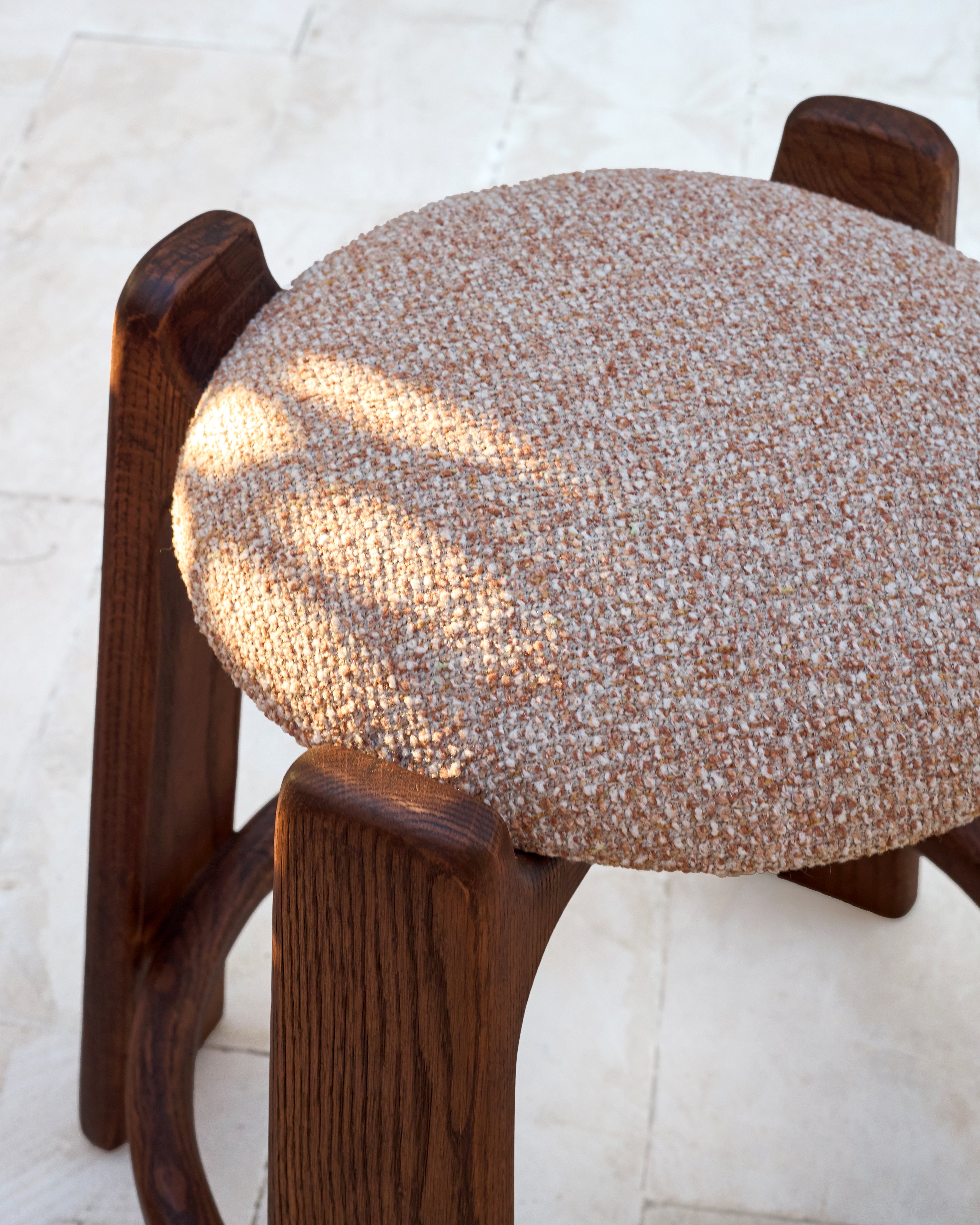 Orbit Stool | Massief Eiken Design Kruk