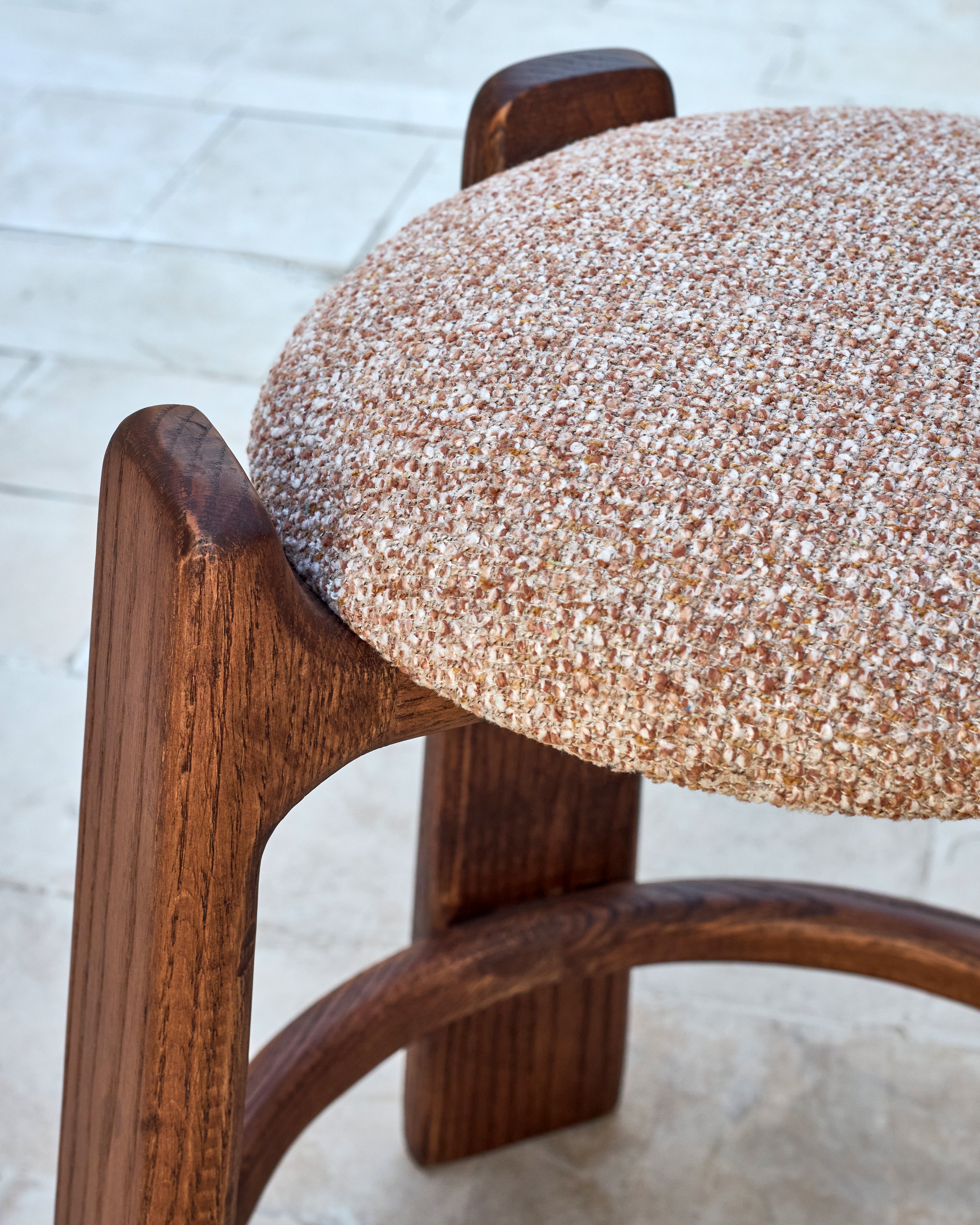 Orbit Stool | Massief Eiken Design Kruk