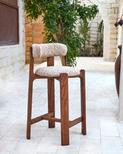 Arc Counter Stool | Massief Eiken Design Barkruk