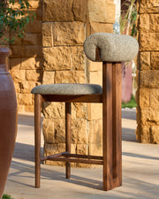 Nest Counter Stool | Massief Eiken Design Barkruk