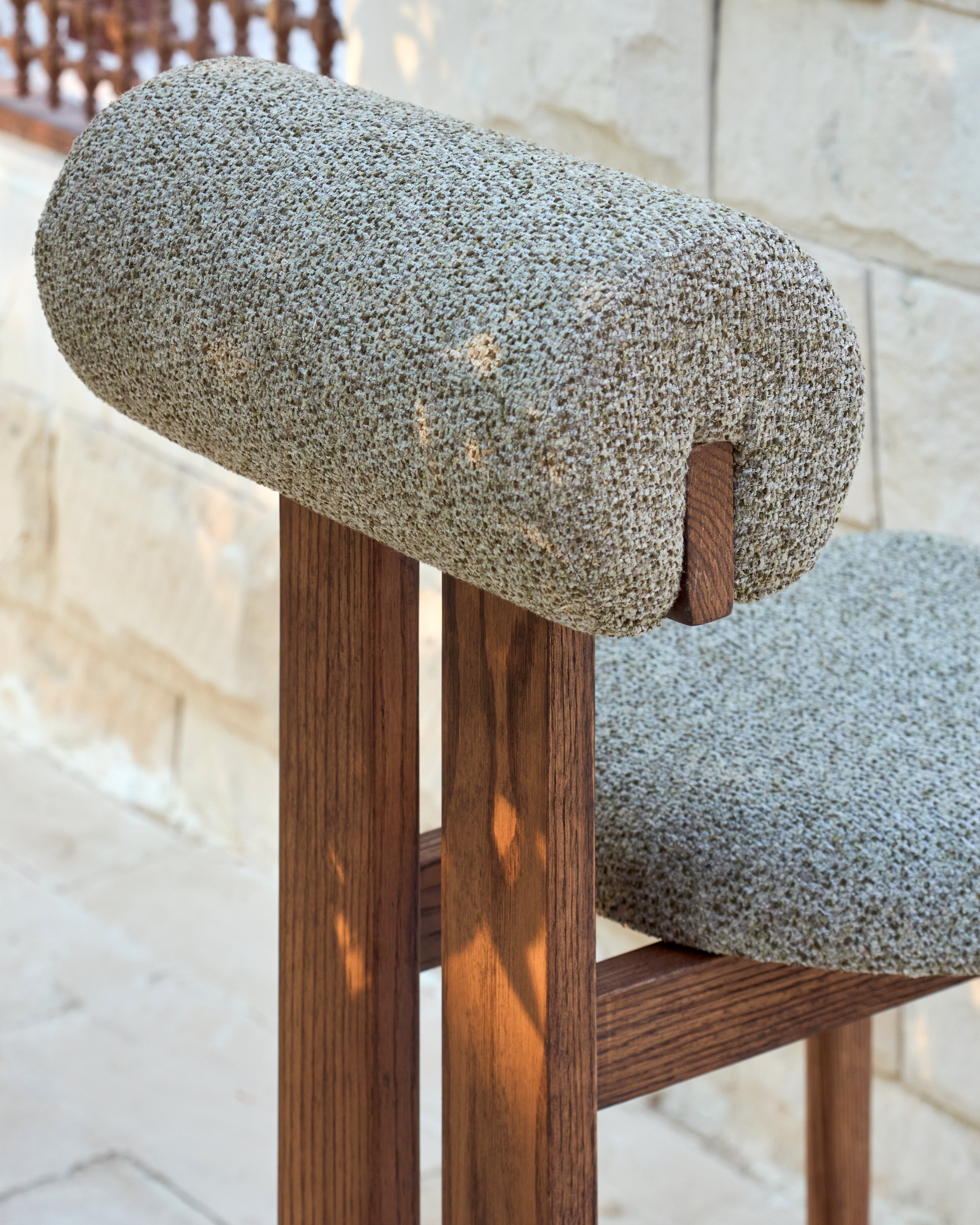 Nest Counter Stool | Massief Eiken Design Barkruk