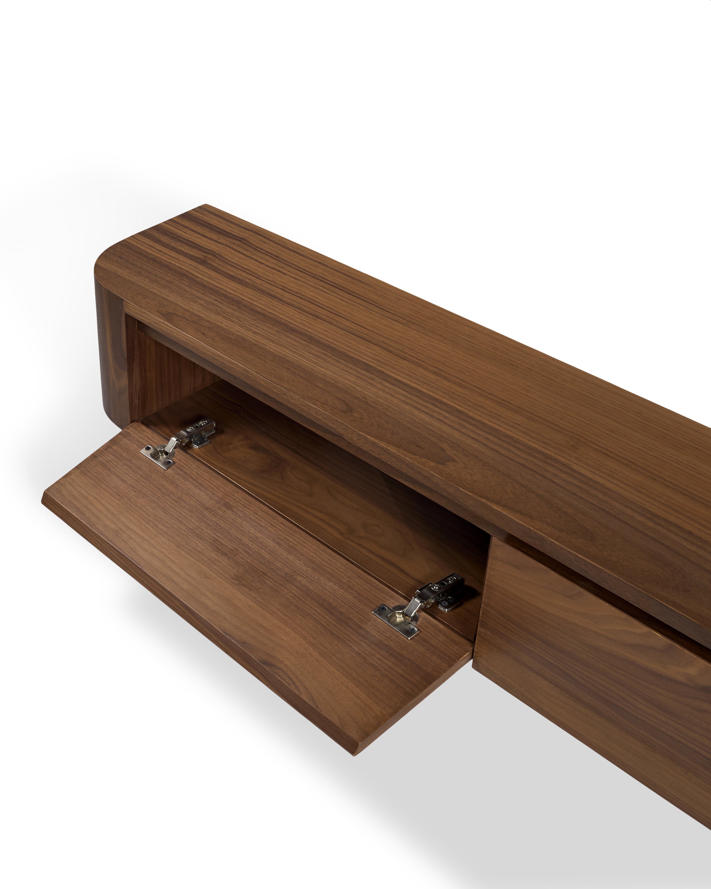 Linea TV-meubel - Light Walnut