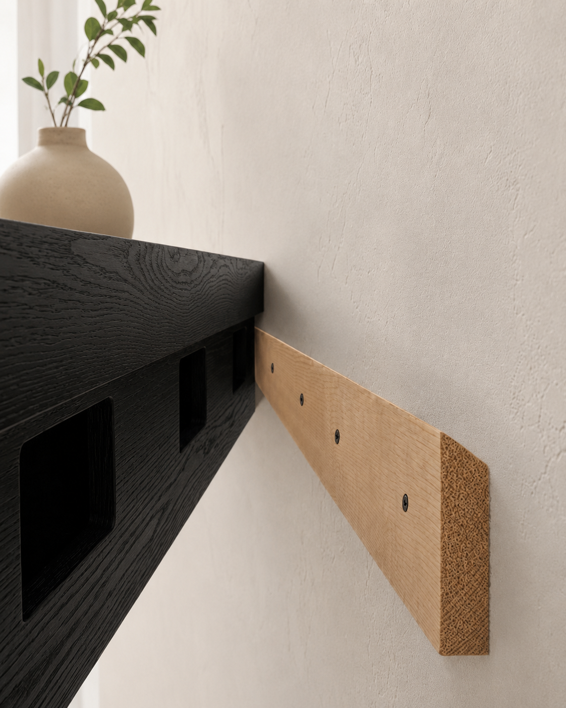Linea TV-meubel - Black Oak
