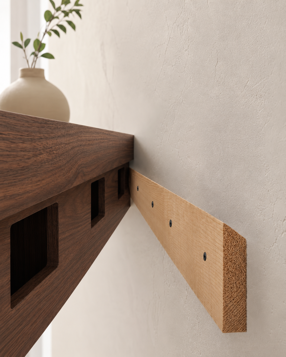 Linea TV-meubel - Natural Walnut