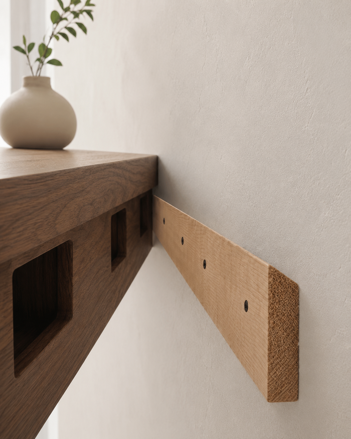 Linea TV-meubel - Light Walnut