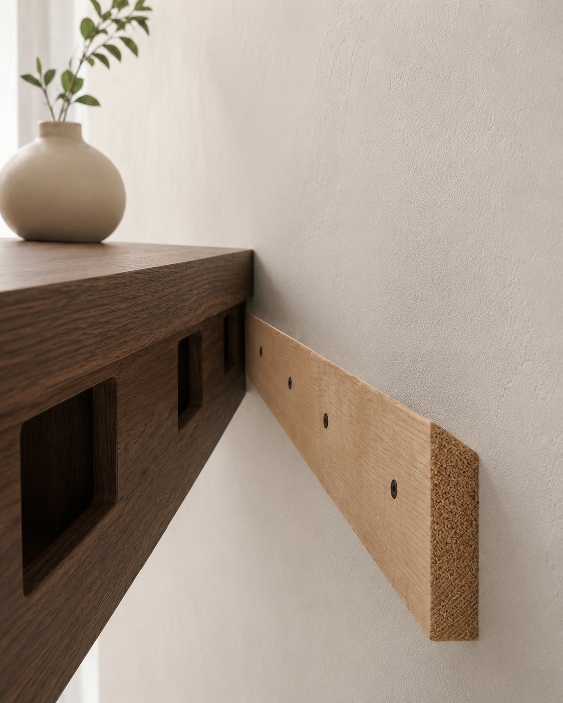 Linea TV-meubel - Dark Walnut