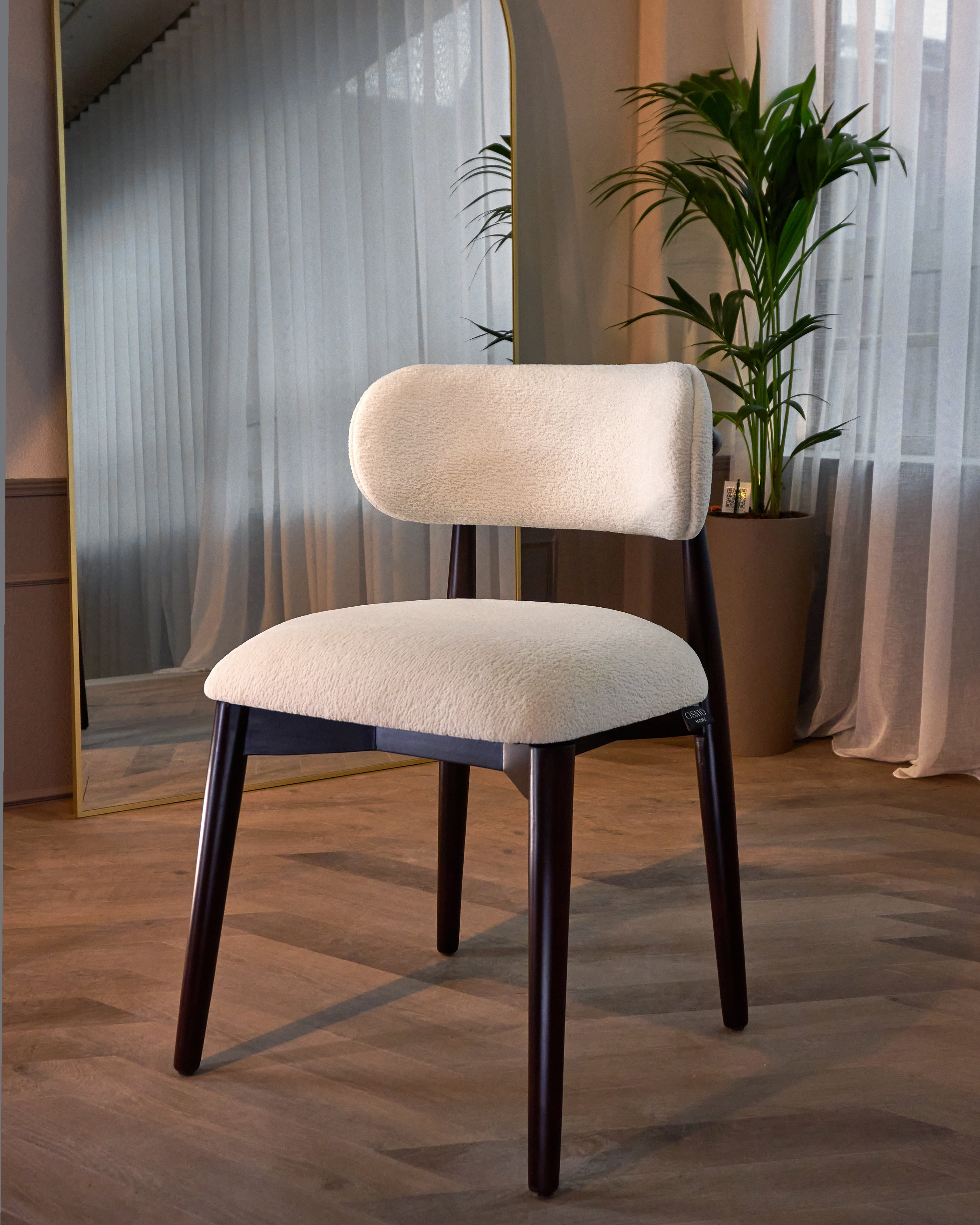 Takum eetkamerstoel - donker