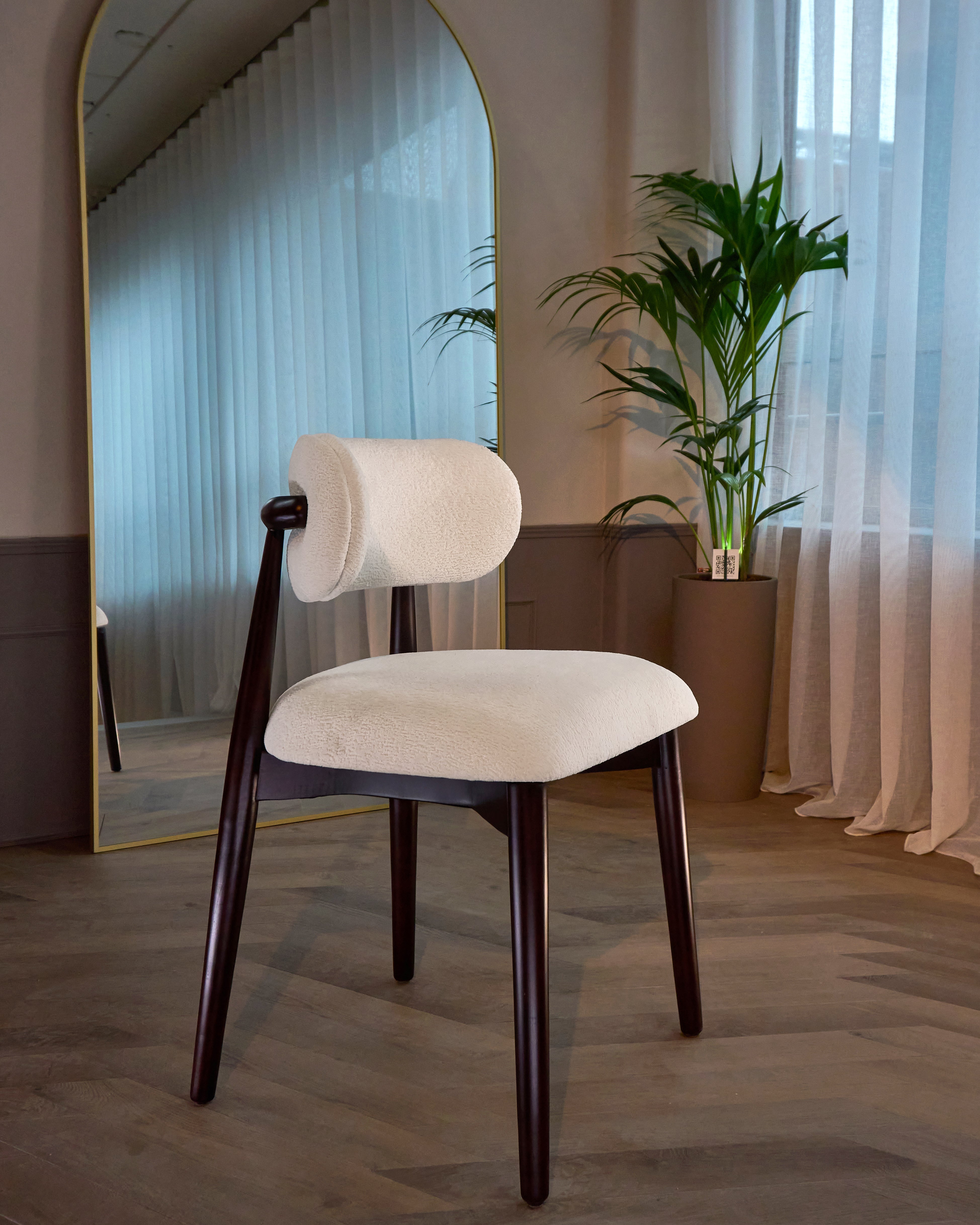 Takum eetkamerstoel - donker