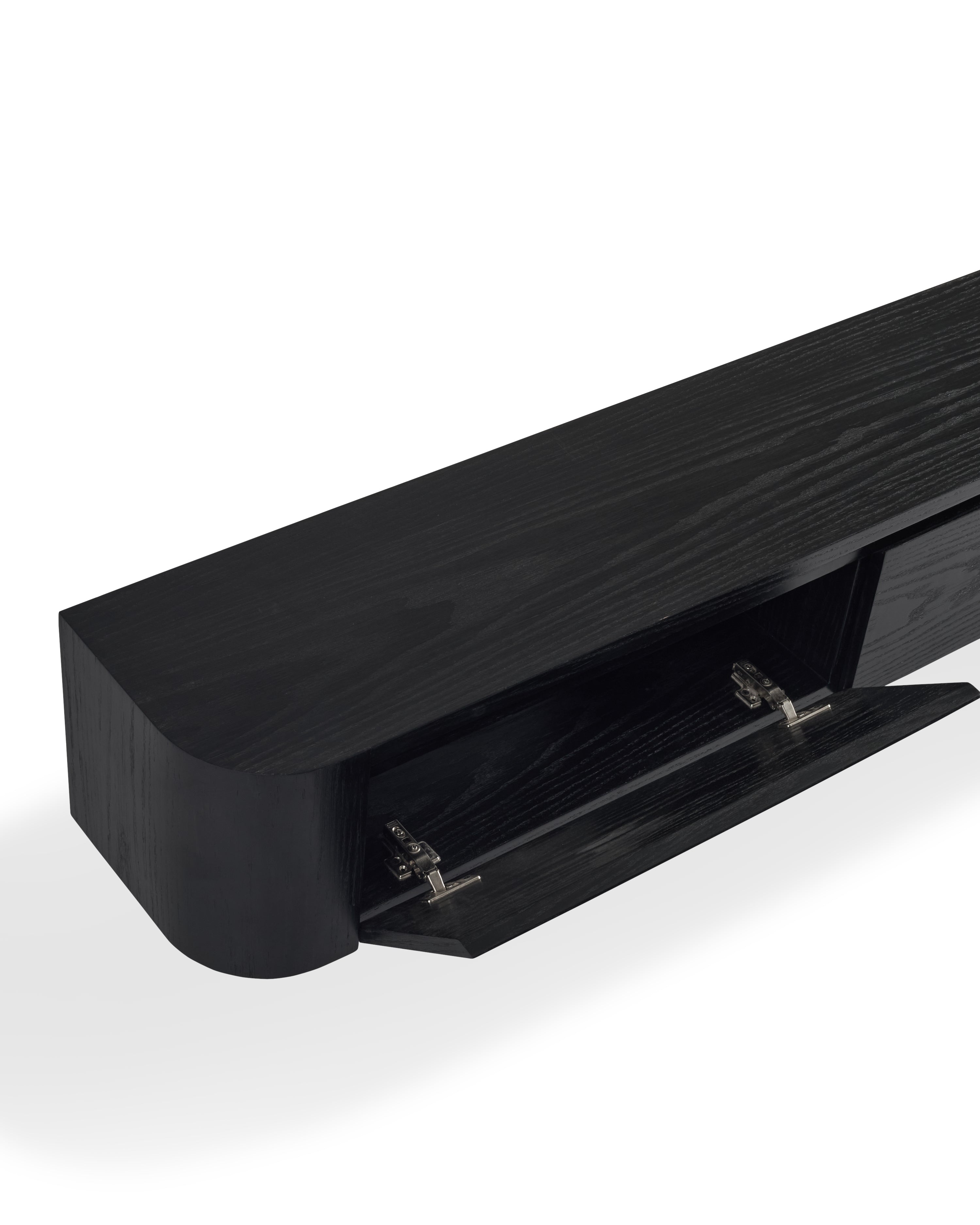 Linea TV-meubel - Black Oak