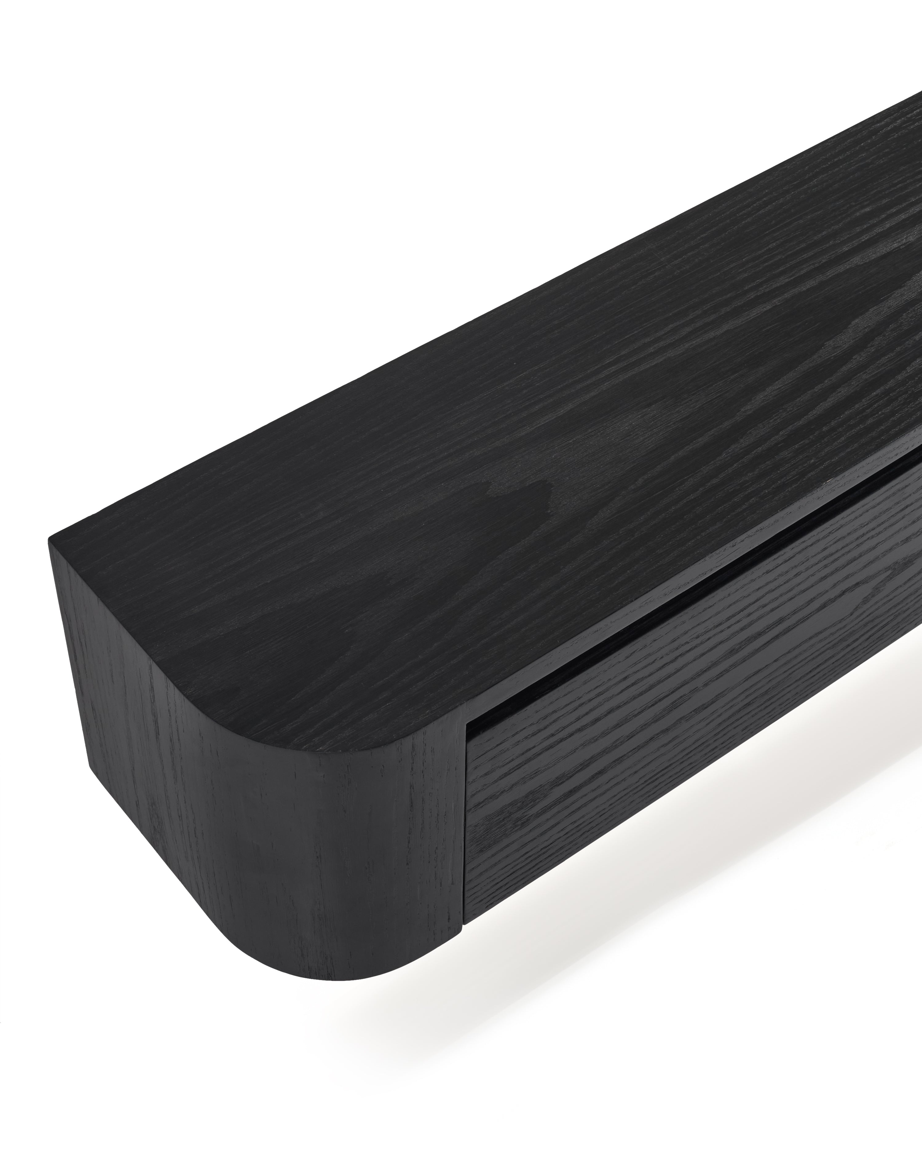 Linea TV-meubel - Black Oak