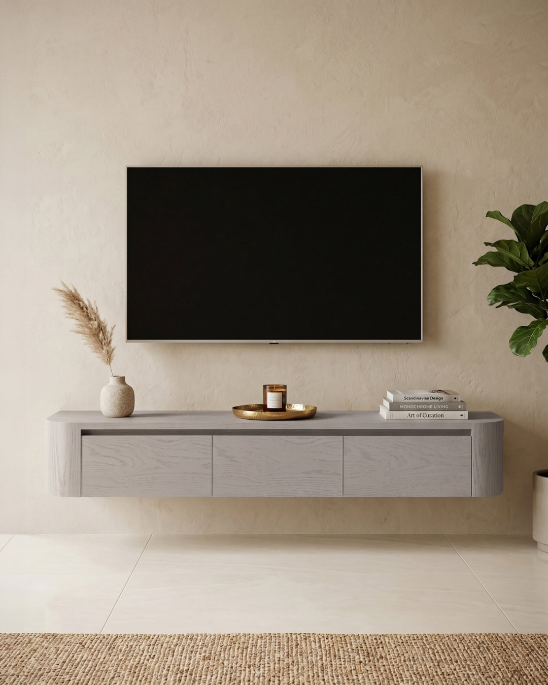 Linea TV-meubel - Smoked Oak
