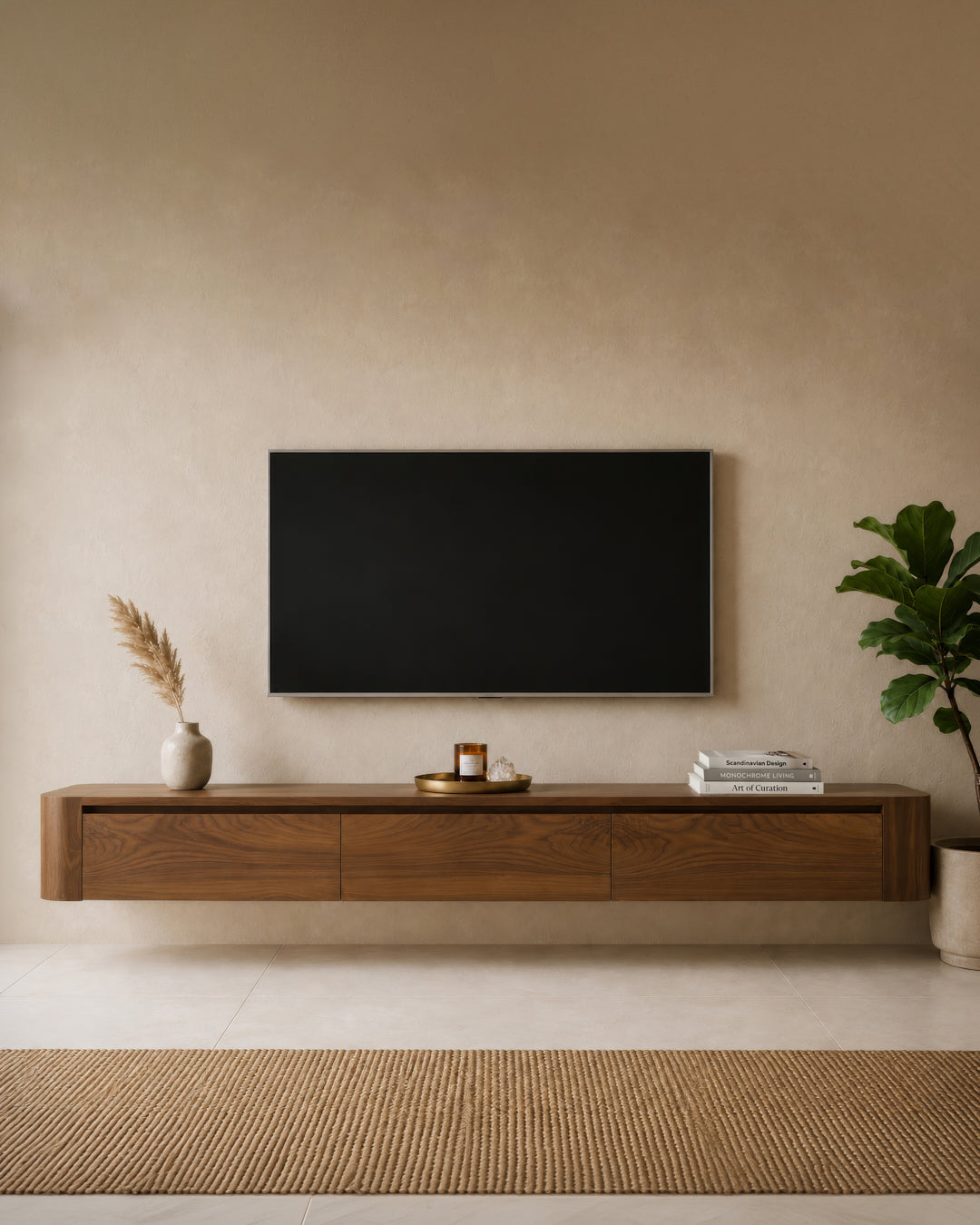 Linea TV-meubel - Light Walnut