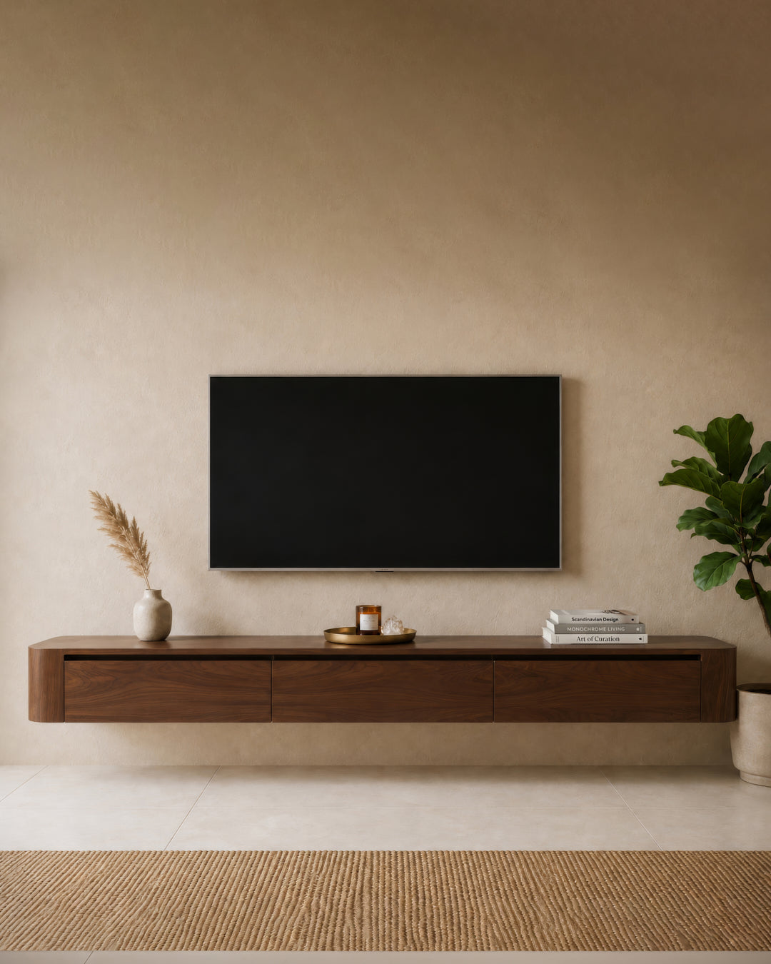 Linea TV-meubel - Natural Walnut